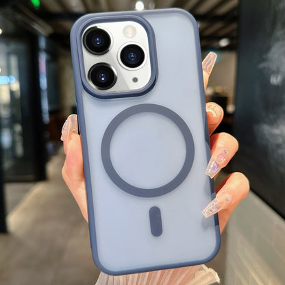 Transparent TPU Hybrid PC Magsafe Phone Case