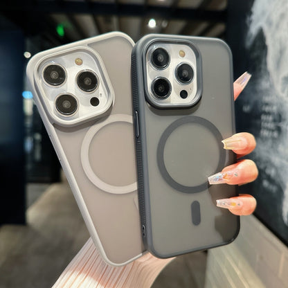 Transparent TPU Hybrid PC Magsafe Phone Case