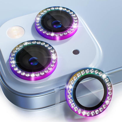 ENKAY AR Anti-reflection Individual Diamond Ring Camera Lens Glass Full Film, For iPhone 17, For iPhone 17 Pro / 17 Pro Max, For iPhone 15 Pro / 15 Pro Max, For iPhone 15 / 15 Plus