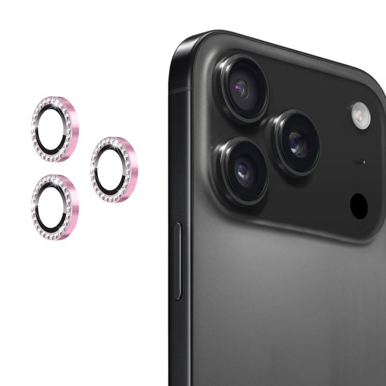 ENKAY AR Anti-reflection Individual Diamond Ring Camera Lens Glass Full Film, For iPhone 17, For iPhone 17 Pro / 17 Pro Max, For iPhone 15 Pro / 15 Pro Max, For iPhone 15 / 15 Plus