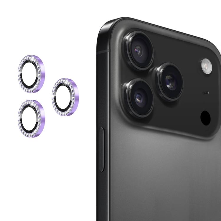 ENKAY AR Anti-reflection Individual Diamond Ring Camera Lens Glass Full Film, For iPhone 17, For iPhone 17 Pro / 17 Pro Max, For iPhone 15 Pro / 15 Pro Max, For iPhone 15 / 15 Plus