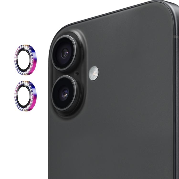 ENKAY AR Anti-reflection Individual Diamond Ring Camera Lens Glass Full Film, For iPhone 17, For iPhone 17 Pro / 17 Pro Max, For iPhone 15 Pro / 15 Pro Max, For iPhone 15 / 15 Plus