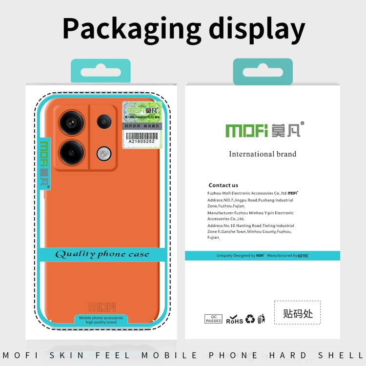 MOFI Qin Series Skin Feel All-inclusive PC Phone Case, For Xiaomi Redmi Note 14 5G, For Xiaomi Redmi Note 14 Pro+ 5G, For Xiaomi Redmi K70 Ultra, For Xiaomi Redmi K70E, For Xiaomi 14 Ultra, For Xiaomi 14 Pro, For Xiaomi 14, For Xiaomi Redmi Note 13 5G ...