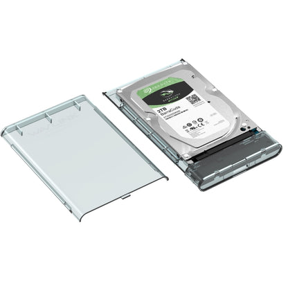WAVLINK ST239 USB3.0 Transparent SATA External Solid-state SSD 2.5-inch Mobile Hard Disk Case, ST239