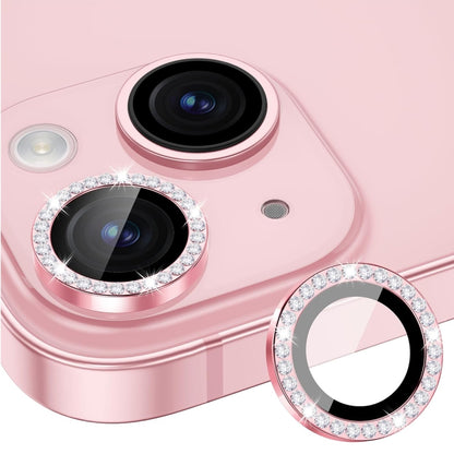 ENKAY AR Anti-reflection Individual Diamond Ring Camera Lens Glass Full Film, For iPhone 16e, For iPhone 14 / 14 Plus, For iPhone 14 Pro / 14 Pro Max