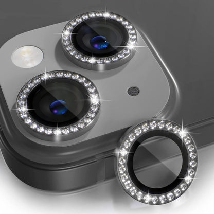 ENKAY AR Anti-reflection Individual Diamond Ring Camera Lens Glass Full Film, For iPhone 17e / 16e, For iPhone 14 / 14 Plus, For iPhone 14 Pro / 14 Pro Max