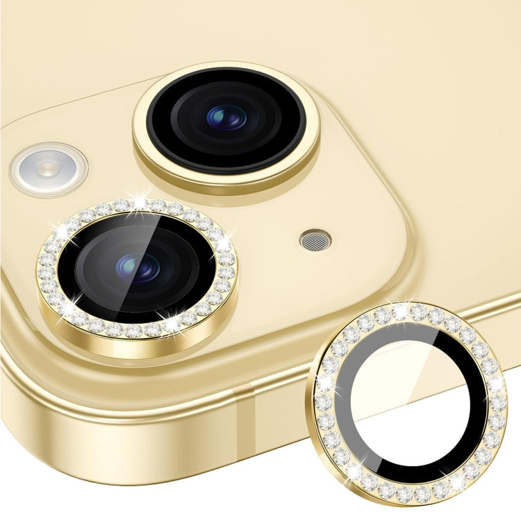ENKAY AR Anti-reflection Individual Diamond Ring Camera Lens Glass Full Film, For iPhone 16e, For iPhone 14 / 14 Plus, For iPhone 14 Pro / 14 Pro Max