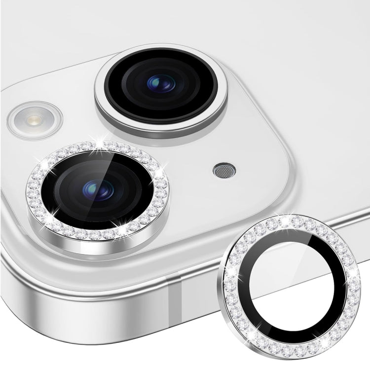 ENKAY AR Anti-reflection Individual Diamond Ring Camera Lens Glass Full Film, For iPhone 16e, For iPhone 14 / 14 Plus, For iPhone 14 Pro / 14 Pro Max