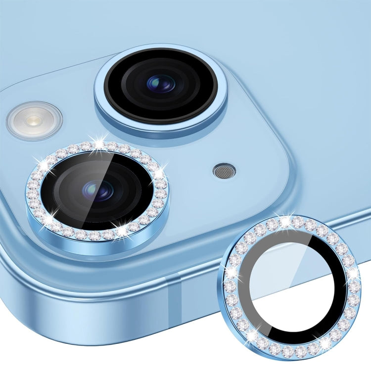 ENKAY AR Anti-reflection Individual Diamond Ring Camera Lens Glass Full Film, For iPhone 17e / 16e, For iPhone 14 / 14 Plus, For iPhone 14 Pro / 14 Pro Max