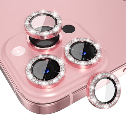 ENKAY AR Anti-reflection Individual Diamond Ring Camera Lens Glass Full Film, For iPhone 16e, For iPhone 14 / 14 Plus, For iPhone 14 Pro / 14 Pro Max