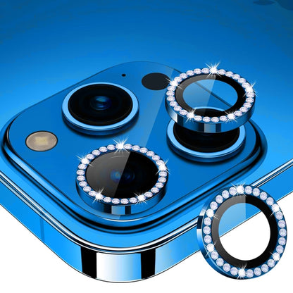 ENKAY AR Anti-reflection Individual Diamond Ring Camera Lens Glass Full Film, For iPhone 17e / 16e, For iPhone 14 / 14 Plus, For iPhone 14 Pro / 14 Pro Max