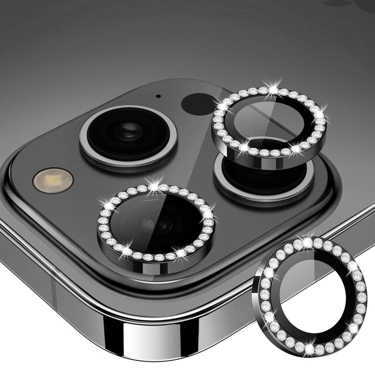 ENKAY AR Anti-reflection Individual Diamond Ring Camera Lens Glass Full Film, For iPhone 16e, For iPhone 14 / 14 Plus, For iPhone 14 Pro / 14 Pro Max