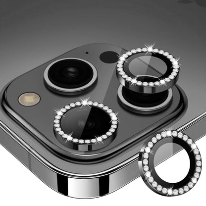 ENKAY AR Anti-reflection Individual Diamond Ring Camera Lens Glass Full Film, For iPhone 16e, For iPhone 14 / 14 Plus, For iPhone 14 Pro / 14 Pro Max