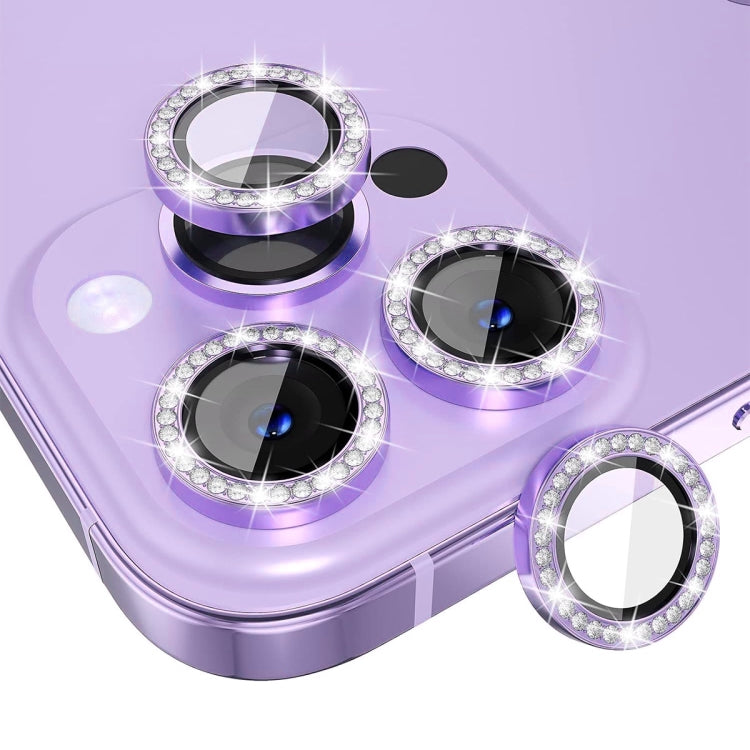 ENKAY AR Anti-reflection Individual Diamond Ring Camera Lens Glass Full Film, For iPhone 16e, For iPhone 14 / 14 Plus, For iPhone 14 Pro / 14 Pro Max