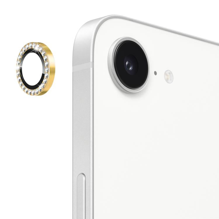 ENKAY AR Anti-reflection Individual Diamond Ring Camera Lens Glass Full Film, For iPhone 17e / 16e, For iPhone 14 / 14 Plus, For iPhone 14 Pro / 14 Pro Max