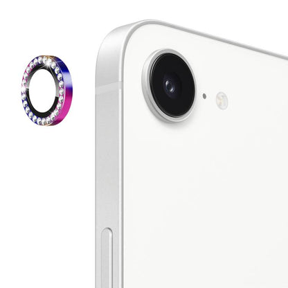 ENKAY AR Anti-reflection Individual Diamond Ring Camera Lens Glass Full Film, For iPhone 16e, For iPhone 14 / 14 Plus, For iPhone 14 Pro / 14 Pro Max