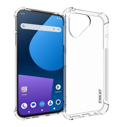 ENKAY Hat-Prince Transparent TPU Shockproof Phone Case, For Fairphone 5