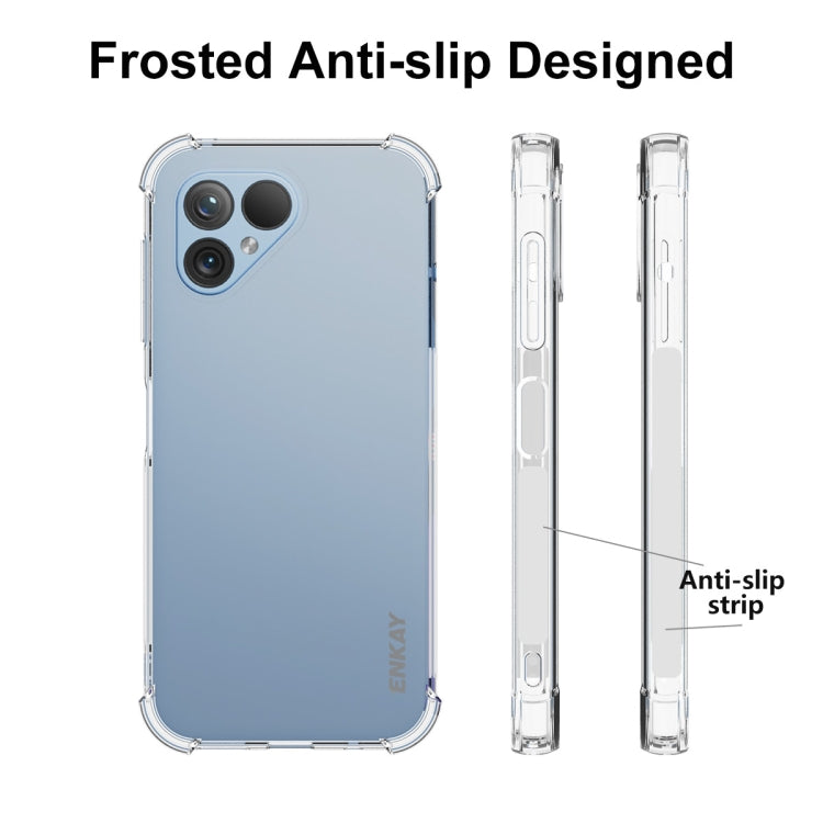 ENKAY Hat-Prince Transparent TPU Shockproof Phone Case, For Fairphone 5