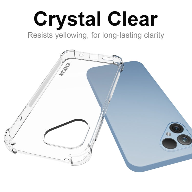 ENKAY Hat-Prince Transparent TPU Shockproof Phone Case, For Fairphone 5