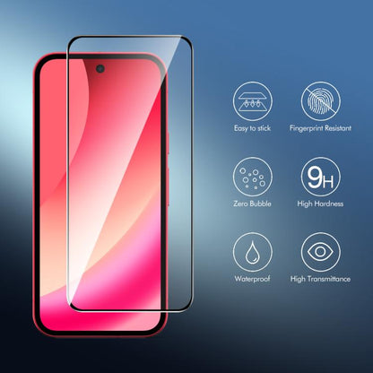2pcs ENKAY Hat-Prince Full Glue High Aluminum-silicon Tempered Glass Film, For Google Pixel 11a, For Google Pixel 9 Pro XL, For Google Pixel 9 Pro, For Google Pixel 9, For Google Pixel 8 Pro, For Google Pixel 8