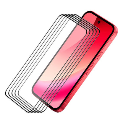5pcs ENKAY Hat-Prince Full Glue High Aluminum-silicon Tempered Glass Film, For Google Pixel 11a, For Google Pixel 9 Pro XL, For Google Pixel 9 Pro, For Google Pixel 9, For Google Pixel 8 Pro, For Google Pixel 8