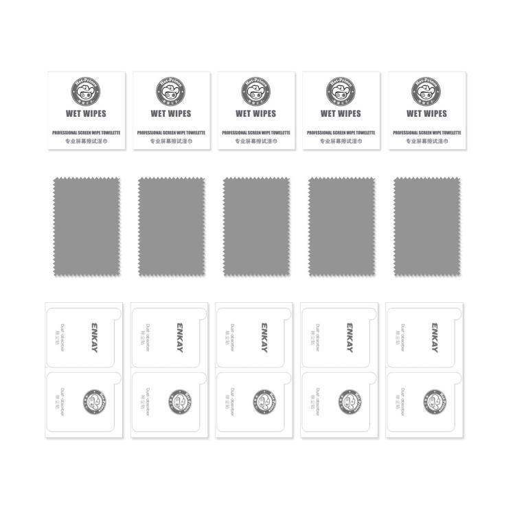 5pcs ENKAY Hat-Prince Full Glue High Aluminum-silicon Tempered Glass Film, For Google Pixel 11a, For Google Pixel 9 Pro XL, For Google Pixel 9 Pro, For Google Pixel 9, For Google Pixel 8 Pro, For Google Pixel 8