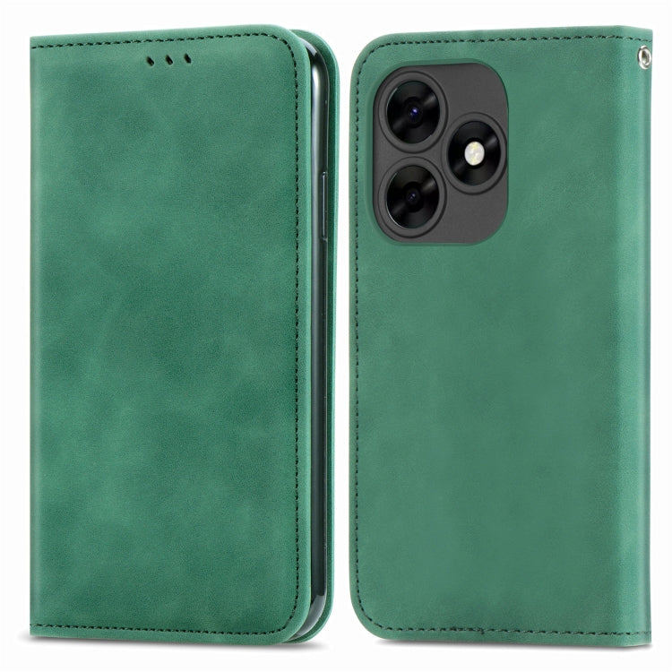 Retro Skin Feel Magnetic Flip Leather Phone Case, For Tecno Itel S23+
