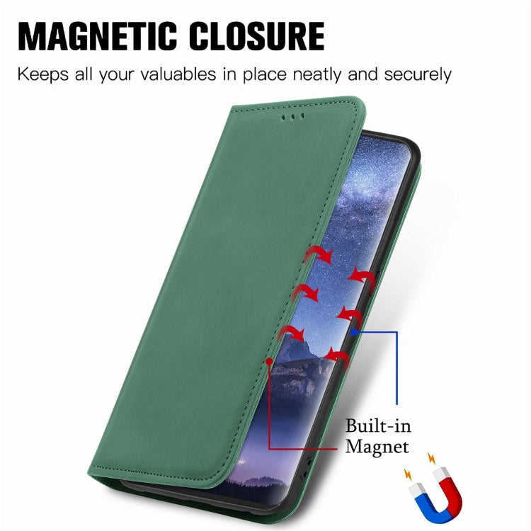 Retro Skin Feel Magnetic Flip Leather Phone Case, For Tecno Itel S23+