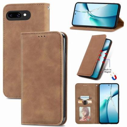 Retro Skin Feel Magnetic Flip Leather Phone Case, For Google Pixel 10a, For Google Pixel 10 Pro XL, For Google Pixel 9a, For Google Pixel 9 Pro XL, For Google Pixel 8a, For Google Pixel 8 Pro, For Google Pixel 8, For Google Pixel 10 / 10 Pro           ...