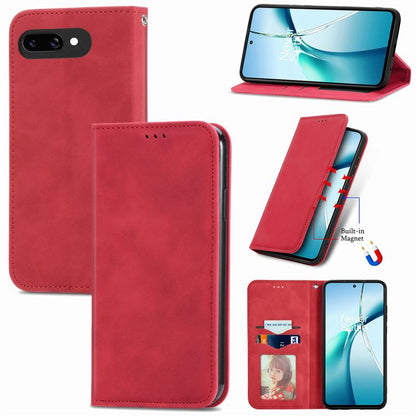 Retro Skin Feel Magnetic Flip Leather Phone Case, For Google Pixel 10a, For Google Pixel 10 Pro XL, For Google Pixel 9a, For Google Pixel 9 Pro XL, For Google Pixel 8a, For Google Pixel 8 Pro, For Google Pixel 8, For Google Pixel 10 / 10 Pro           ...