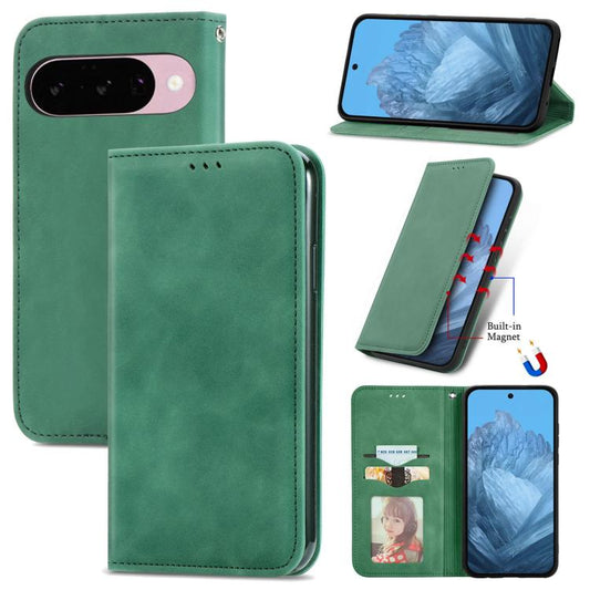 Retro Skin Feel Magnetic Flip Leather Phone Case, For Google Pixel 11 Pro XL, For Google Pixel 10a, For Google Pixel 10 Pro XL, For Google Pixel 9a, For Google Pixel 8a, For Google Pixel 8 Pro, For Google Pixel 8, For Google Pixel 11 / 11 Pro          ...