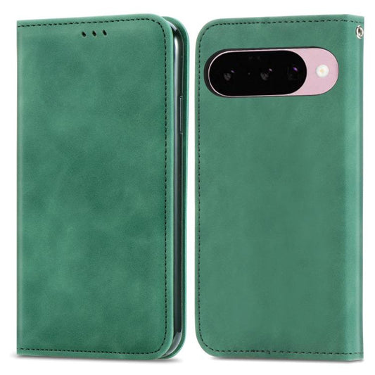 Retro Skin Feel Magnetic Flip Leather Phone Case, For Google Pixel 11 Pro XL, For Google Pixel 10a, For Google Pixel 10 Pro XL, For Google Pixel 9a, For Google Pixel 8a, For Google Pixel 8 Pro, For Google Pixel 8, For Google Pixel 11 / 11 Pro          ...