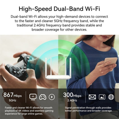 LB-LINK WR1300H Full Gigabit Port 1200M High Speed Dual Band 5G WiFi Repeater Wireless Router