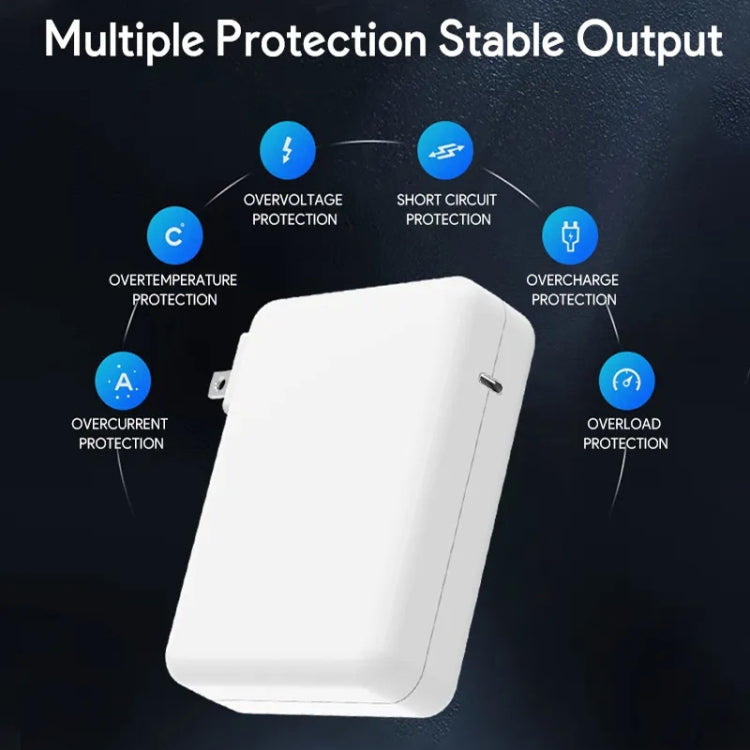 PD3.1 140W USB-C PD Laptop Power Adapter for Apple M1 / M2 MacBook Series, EU Plug, US Plug, UK Plug, AU Plug