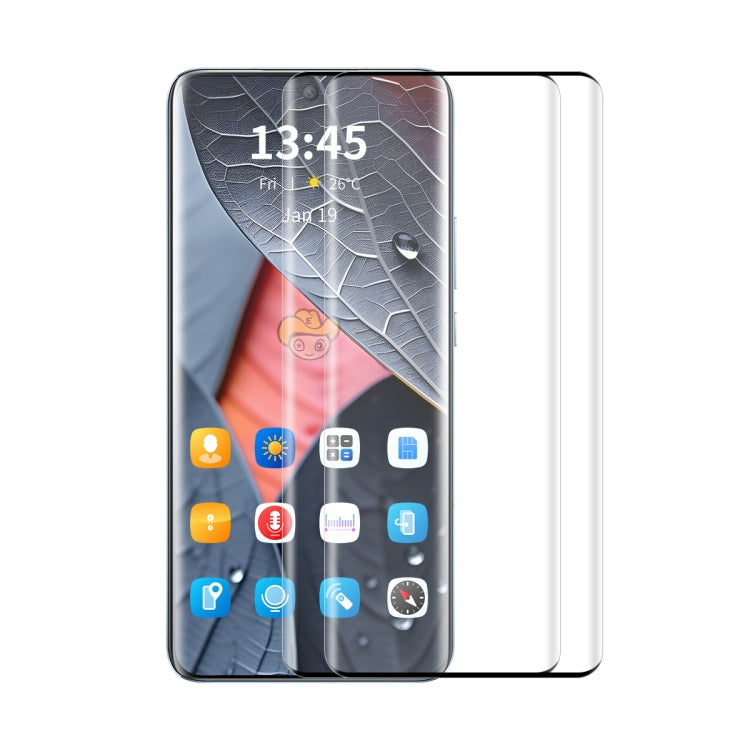 2pcs ENKAY Hat-Prince Heat Bending Full Side Glue Tempered Glass Film, For Redmi Note 15 Pro+ 5G Global 163.3mm, For Redmi Note 15 5G Global 164mm, For Xiaomi 14 Pro, For Redmi Note 13 Pro+