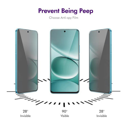 2pcs ENKAY Hat-Prince 28 Degree Anti-peeping Privacy Silk Screen Tempered Glass Film, For Redmi K90, For Redmi K90 Pro Max, For Redmi Note 15 Pro 5G Global 163.6mm, For Redmi A5 4G 171.77mm, For Redmi Turbo 4, For Xiaomi Poco X7 Pro                    ...