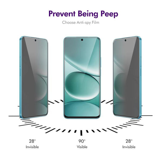 5pcs ENKAY Hat-Prince 28 Degree Anti-peeping Privacy Silk Screen Tempered Glass Film, For Redmi K90, For Redmi K90 Pro Max, For Redmi Note 15 Pro 5G Global 163.6mm, For Xiaomi Redmi 14C, For Redmi 13, For Xiaomi Poco F6, For Xiaomi Poco F6 Pro         ...