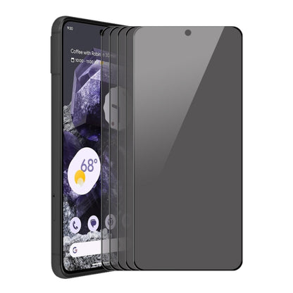 5pcs ENKAY Hat-Prince 28 Degree Anti-peeping Privacy Tempered Glass Film, For Google Pixel 8 Pro, For Google 8