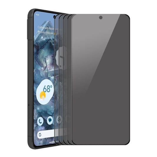 5pcs ENKAY Hat-Prince 28 Degree Anti-peeping Privacy Tempered Glass Film, For Google Pixel 8 Pro, For Google 8