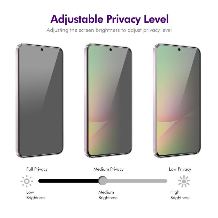2pcs ENKAY Hat-Prince 28 Degree Anti-peeping Privacy Tempered Glass Film, For Samsung Galaxy A27 5G, For Samsung Galaxy S25 FE 5G, For Samsung Galaxy A07 4G, For Samsung Galaxy A17 5G, For Samsung Galaxy A56 5G, For Samsung Galaxy A26 5G               ...