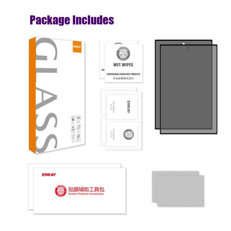 2pcs ENKAY Hat-Prince 28 Degree Anti-peeping Privacy Tempered Glass Film, For Galaxy Z Fold8 5G Outer Screen, For Galaxy S26 FE 5G, For Galaxy Z Fold8 Ultra 5G Outer Screen, For Galaxy Z Flip8 5G Outer Screen, For Galaxy S26+ 5G, For Galaxy S26 Ultra 5...