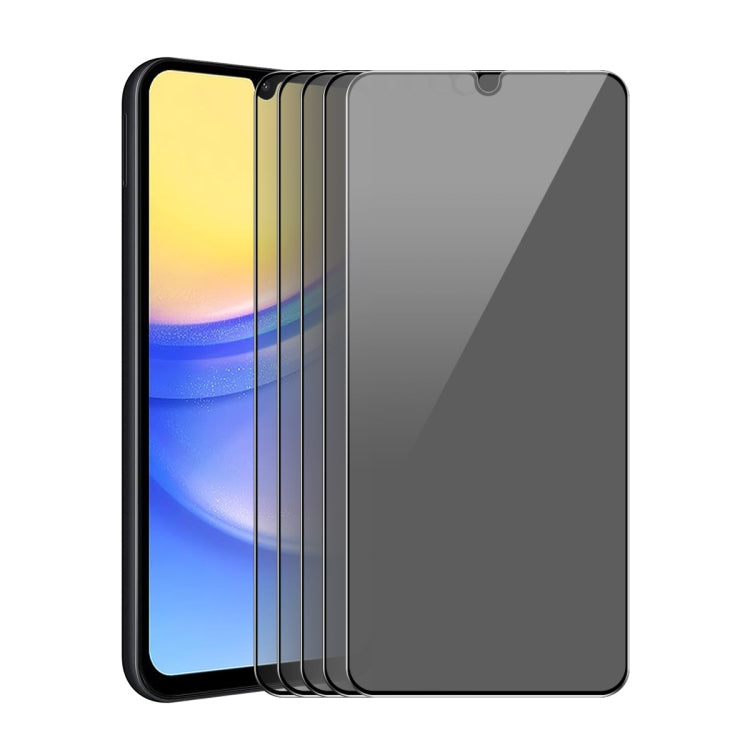 5pcs ENKAY Hat-Prince 28 Degree Anti-peeping Privacy Tempered Glass Film, For Samsung Galaxy A37 / A57, For Samsung Galaxy S25 FE 5G, For Samsung Galaxy A07 4G, For Samsung Galaxy A17 5G, For Samsung Galaxy A56 5G, For Samsung Galaxy A26 5G            ...
