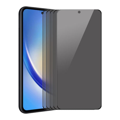 5pcs Film en Verre Trempé Anti-Espionnage 28 Degrés ENKAY Hat-Prince, Pour Samsung Galaxy A37 / A57, Pour Samsung Galaxy S25 FE 5G, Pour Samsung Galaxy A07 4G, Pour Samsung Galaxy A17 5G, Pour Samsung Galaxy A56 5G, Pour Samsung Galaxy A26 5G...