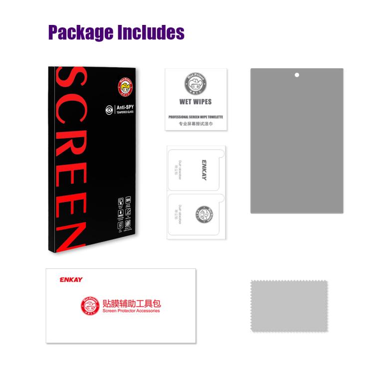 ENKAY Hat-Prince 28 Degree Anti-peeping Privacy Tempered Glass Film, For Galaxy Z Fold8 5G Outer Screen, For Galaxy Z Fold8 Ultra 5G Outer Screen, For Galaxy Z Flip8 5G Outer Screen, For Samsung Galaxy A27 5G, For Samsung Galaxy S25 FE 5G              ...