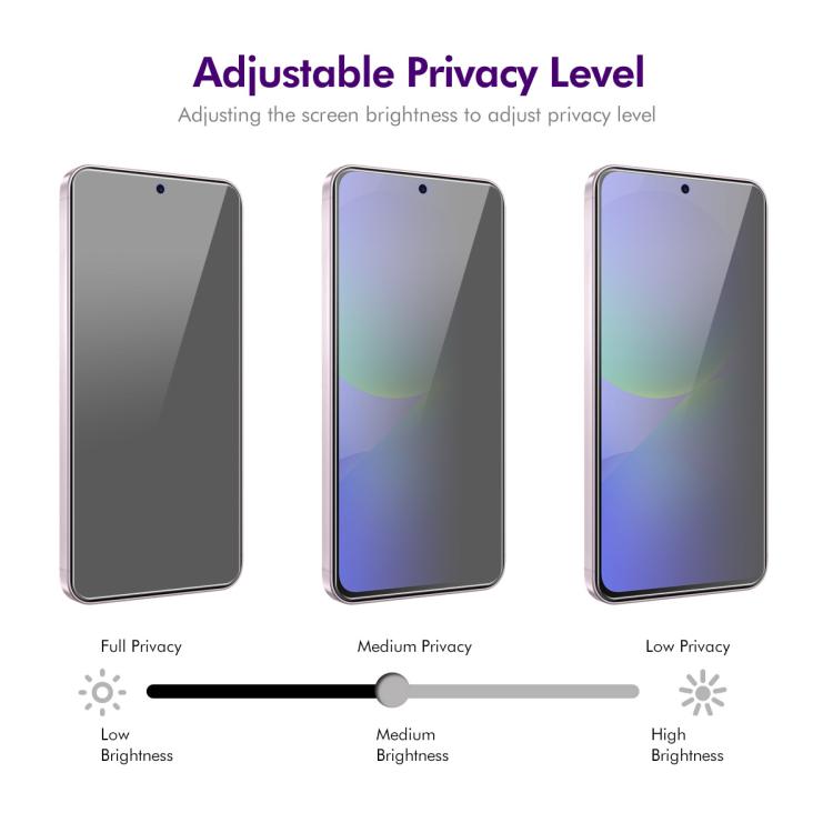 2pcs ENKAY Hat-Prince 28 Degree Anti-peeping Privacy Tempered Glass Film, For Samsung Galaxy A27 5G, For Samsung Galaxy S25 FE 5G, For Samsung Galaxy A07 4G, For Samsung Galaxy A17 5G, For Samsung Galaxy A26 5G, For Samsung Galaxy A16 5G               ...