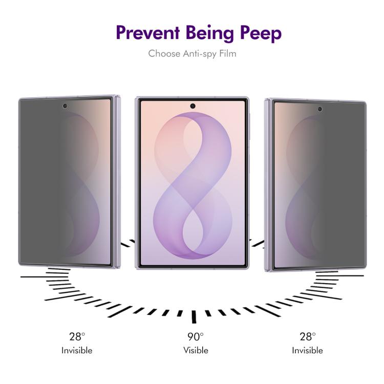 5pcs ENKAY Hat-Prince 28 Degree Anti-peeping Privacy Tempered Glass Film, For Galaxy Z Fold8 5G Outer Screen, For Galaxy Z Fold8 Ultra 5G Outer Screen, For Galaxy Z Flip8 5G Outer Screen, For Samsung Galaxy S25 FE 5G, For Samsung Galaxy A07 4G         ...