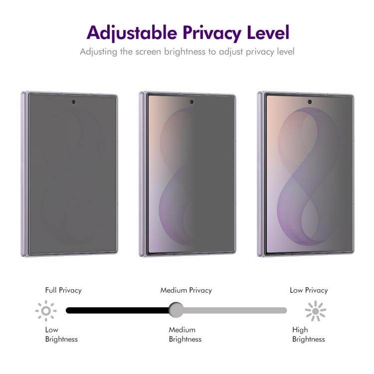 5pcs ENKAY Hat-Prince 28 Degree Anti-peeping Privacy Tempered Glass Film, For Galaxy Z Fold8 5G Outer Screen, For Galaxy Z Fold8 Ultra 5G Outer Screen, For Galaxy Z Flip8 5G Outer Screen, For Samsung Galaxy S25 FE 5G, For Samsung Galaxy A07 4G         ...
