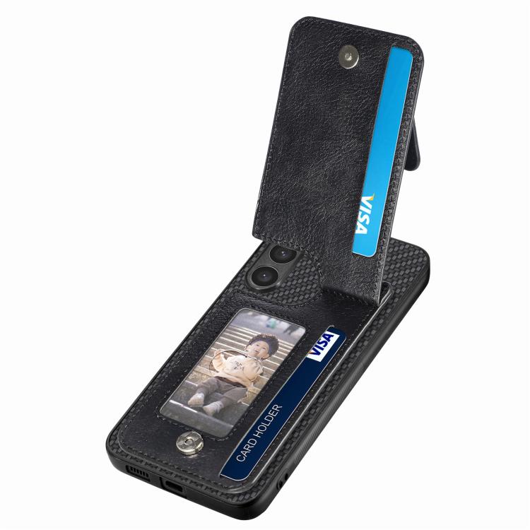 Carbon Fiber Horizontal Flip Zipper Wallet Phone Case, For Samsung Galaxy A57 5G, For Samsung Galaxy A37 5G, For Samsung Galaxy S25 Edge 5G, For Samsung Galaxy A56 5G, For Samsung Galaxy A36, For Samsung Galaxy S25 5G, For Samsung Galaxy S25+ 5G       ...