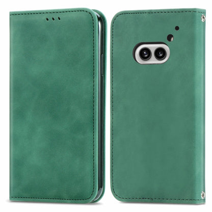 Retro Skin Feel Magnetic Flip Leather Phone Case, For Nothing Phone 4a Pro, For Nothing Phone 4a, For  Nothing CMF Phone 1, For Nothing Phone 2a
