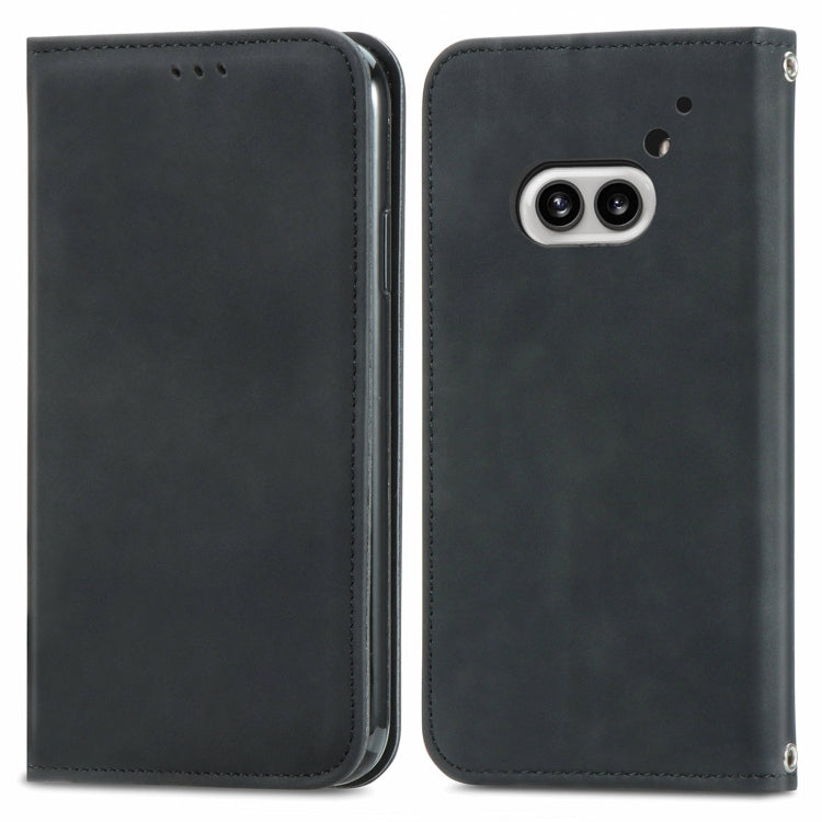 Retro Skin Feel Magnetic Flip Leather Phone Case, For Nothing Phone 4a Pro, For Nothing Phone 4a, For  Nothing CMF Phone 1, For Nothing Phone 2a